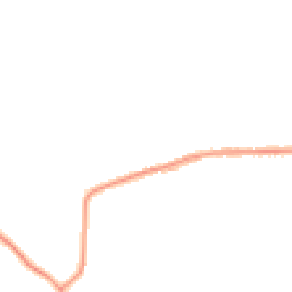 Night-time road noise heatmap for GU4 8PB