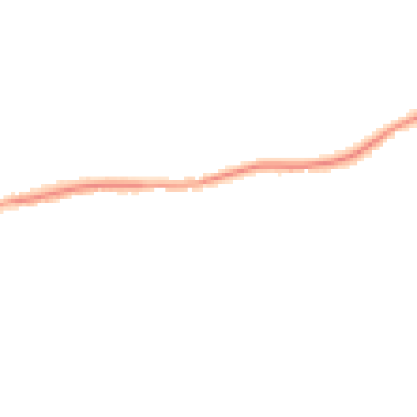 Night-time road noise heatmap for GU4 8QN