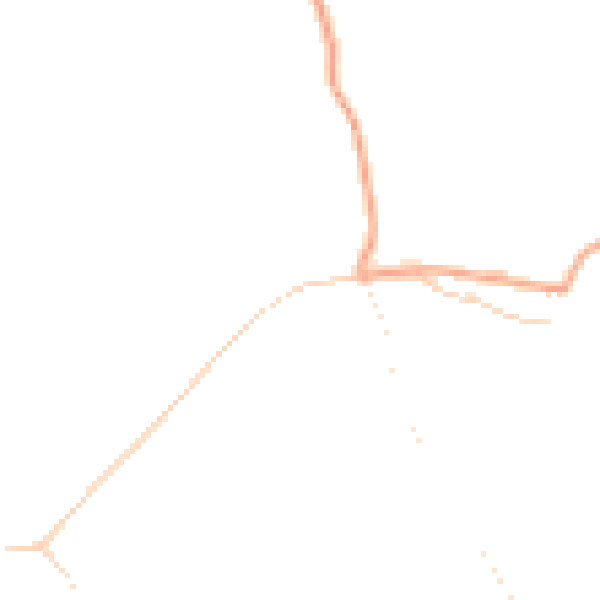 Daytime road noise heatmap for GU4 8QT