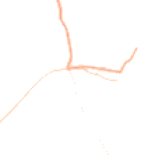 Daytime road noise heatmap for GU4 8QY