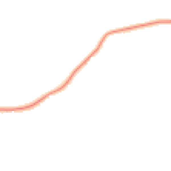 Night-time road noise heatmap for GU4 8RQ