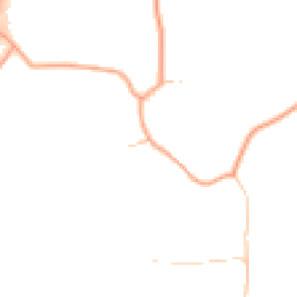 Daytime road noise heatmap for GU5 0BT