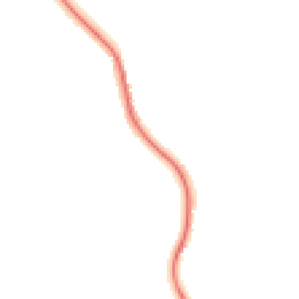 Night-time road noise heatmap for GU5 0EU