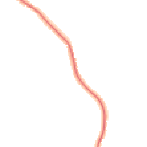 Night-time road noise heatmap for GU5 0JG