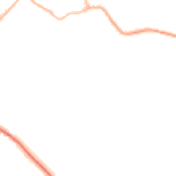Night-time road noise heatmap for GU5 0QP