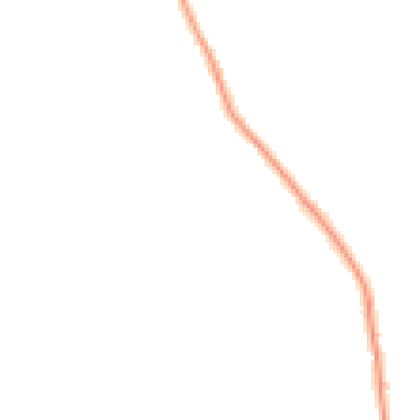 Night-time road noise heatmap for GU5 0UR