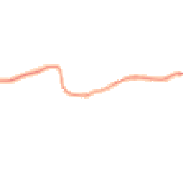 Night-time road noise heatmap for GU5 9AG