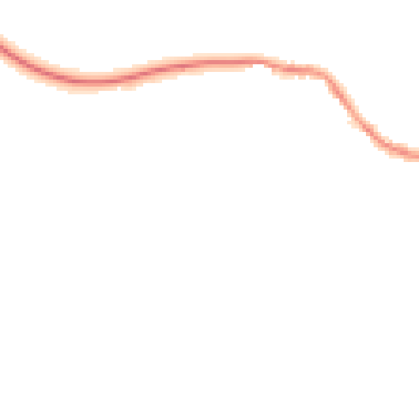 Night-time road noise heatmap for GU5 9BX