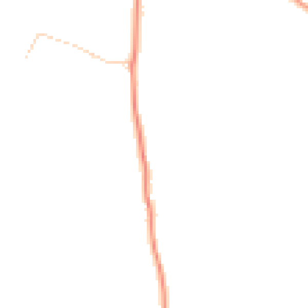 Daytime road noise heatmap for GU5 9JG