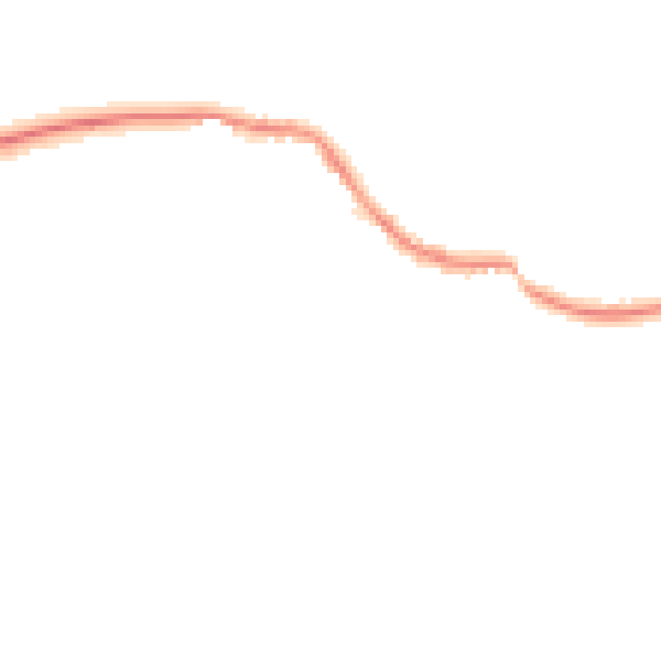 Night-time road noise heatmap for GU5 9LL