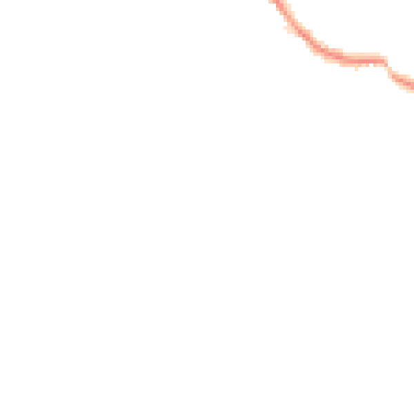 Night-time road noise heatmap for GU5 9LS