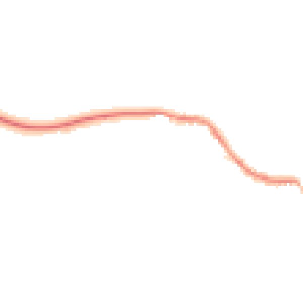 Night-time road noise heatmap for GU5 9NL