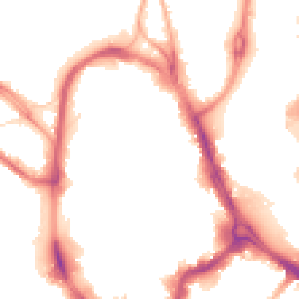Night-time road noise heatmap for HD1 1DL