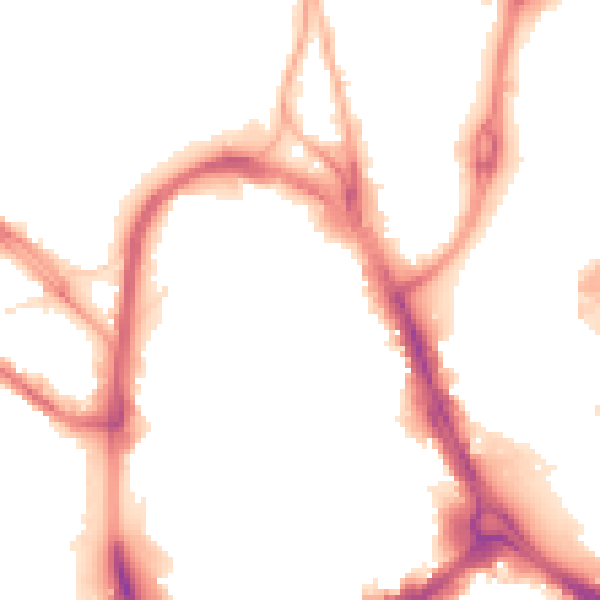 Night-time road noise heatmap for HD1 1DY