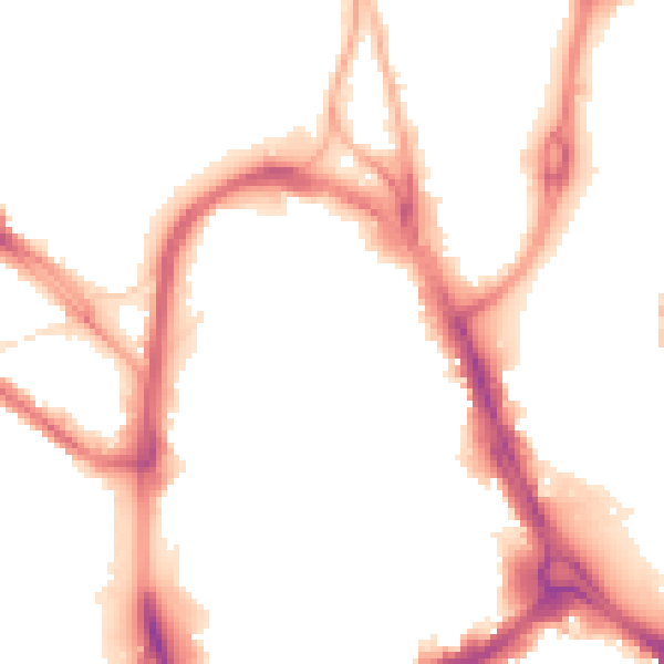 Night-time road noise heatmap for HD1 1EH