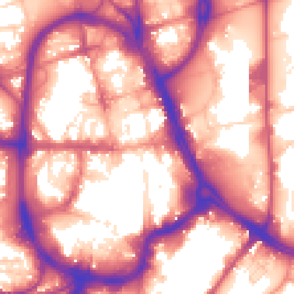 Daytime road noise heatmap for HD1 1QQ