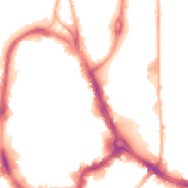 Night-time road noise heatmap for HD1 1QY