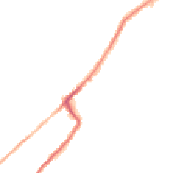 Night-time road noise heatmap for HD1 3DF