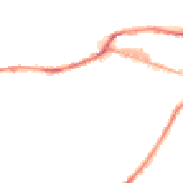 Night-time road noise heatmap for HD1 3JR
