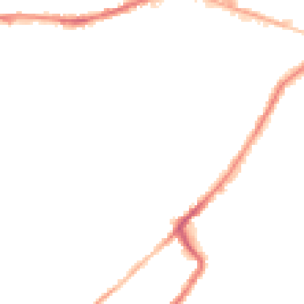 Night-time road noise heatmap for HD1 3SJ