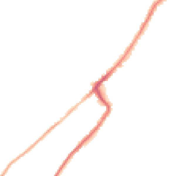 Night-time road noise heatmap for HD1 3TN