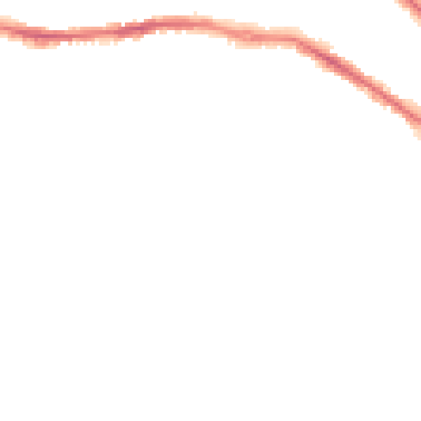 Night-time road noise heatmap for HD1 4HJ