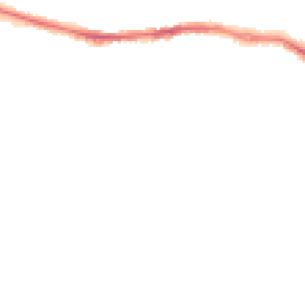 Night-time road noise heatmap for HD1 4HY