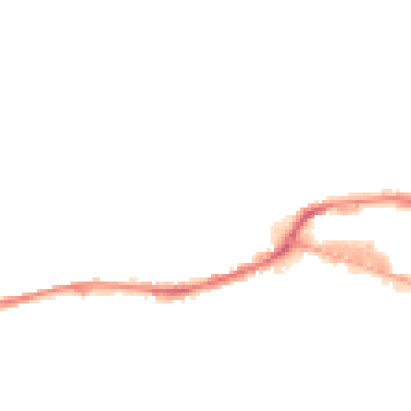 Night-time road noise heatmap for HD1 4RX