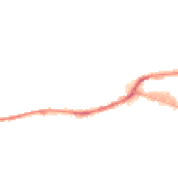 Night-time road noise heatmap for HD1 4RZ