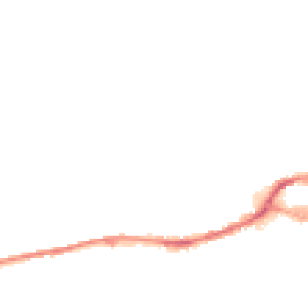 Night-time road noise heatmap for HD1 4SJ