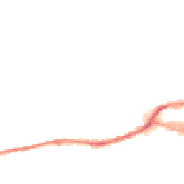 Night-time road noise heatmap for HD1 4SS