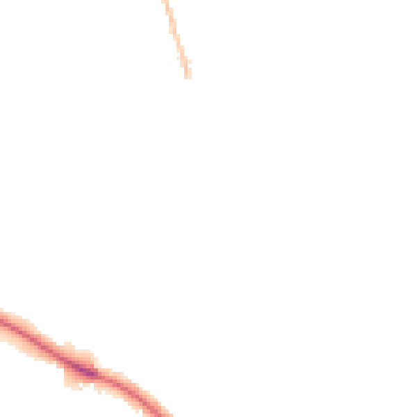 Night-time road noise heatmap for HD1 5AD