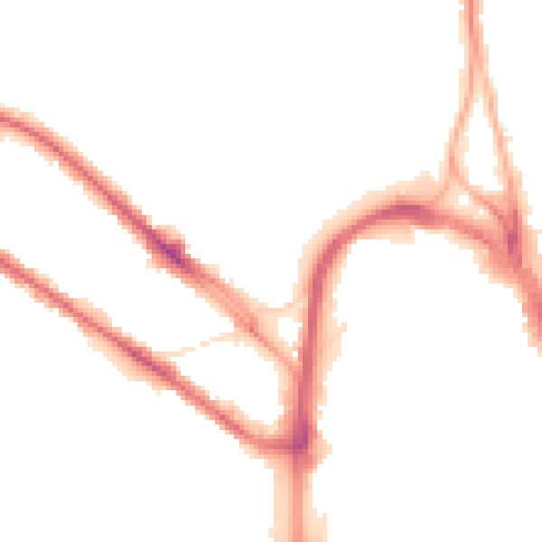 Night-time road noise heatmap for HD1 5DA