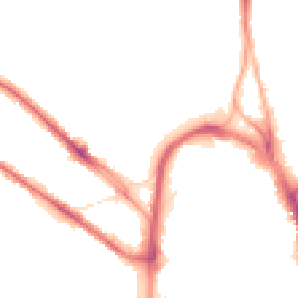 Night-time road noise heatmap for HD1 5DR