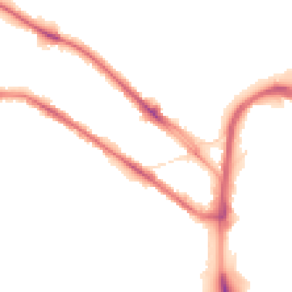 Night-time road noise heatmap for HD1 5PX