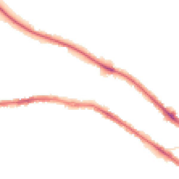 Night-time road noise heatmap for HD1 5QU