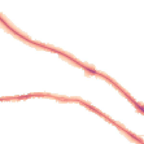 Night-time road noise heatmap for HD1 5RD