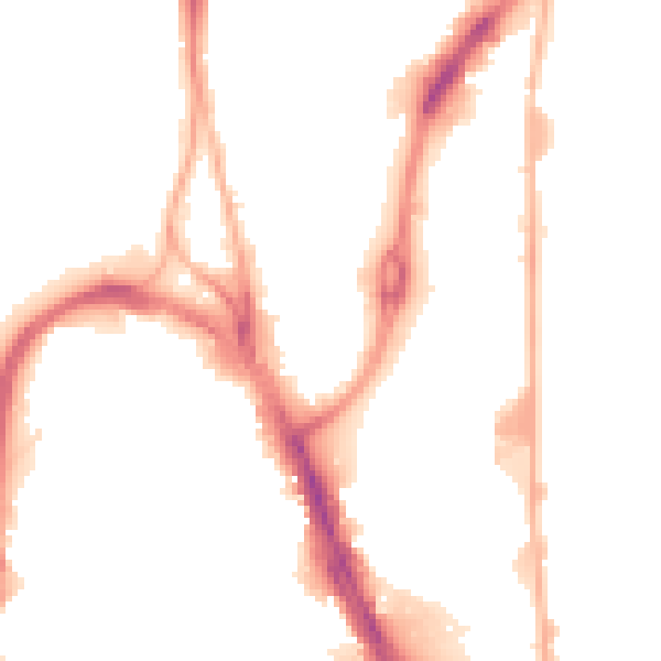 Night-time road noise heatmap for HD1 6AY