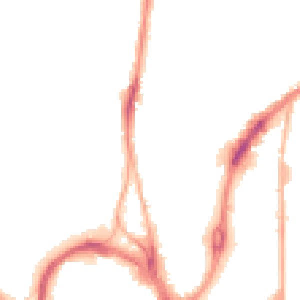 Night-time road noise heatmap for HD1 6JA