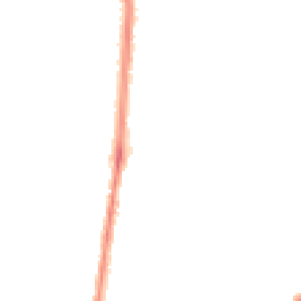 Night-time road noise heatmap for HD2 1AA