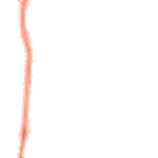 Night-time road noise heatmap for HD2 1BP