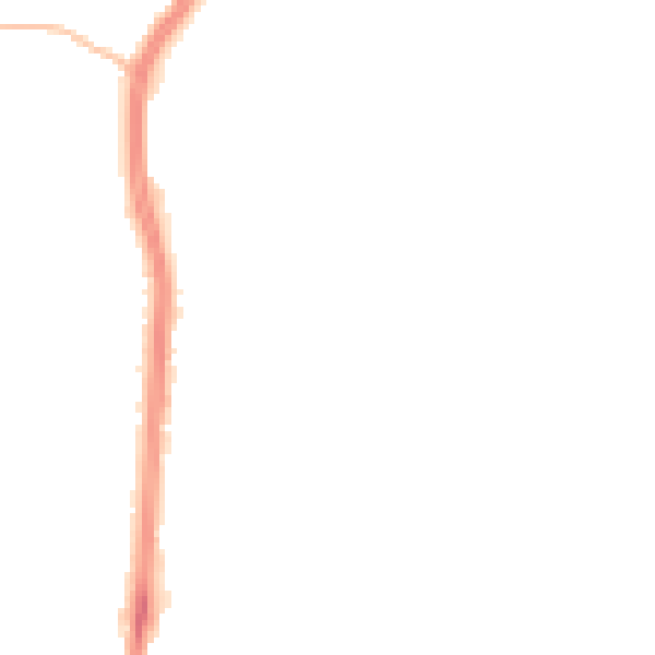 Night-time road noise heatmap for HD2 1BY