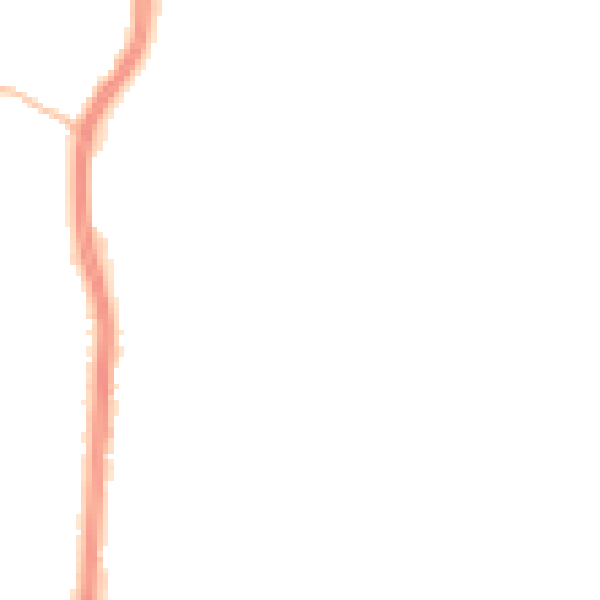 Night-time road noise heatmap for HD2 1DD