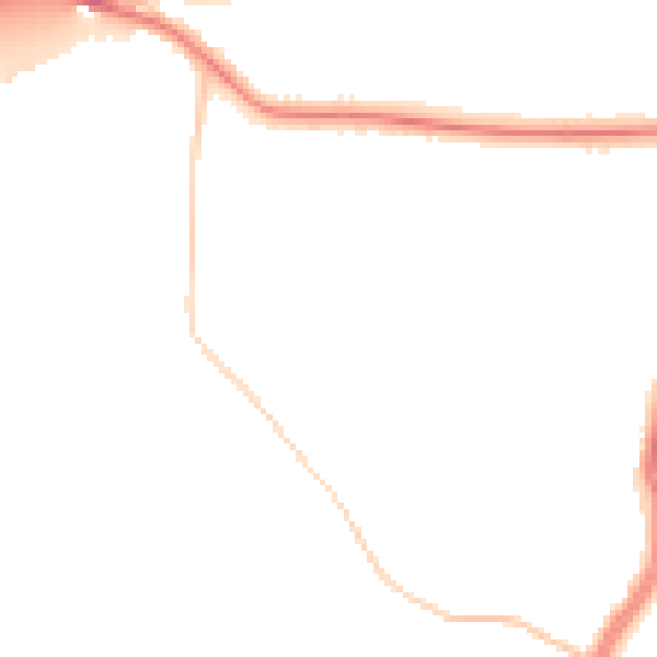 Night-time road noise heatmap for HD2 2HD