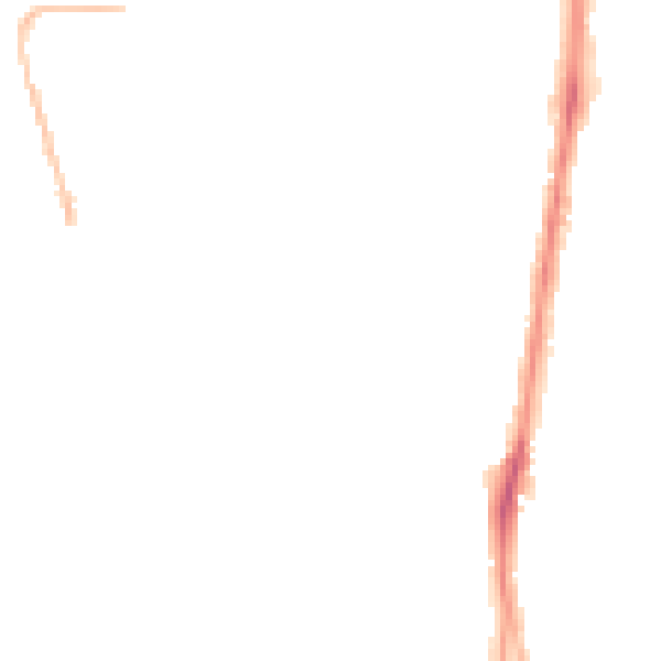 Night-time road noise heatmap for HD2 2RT