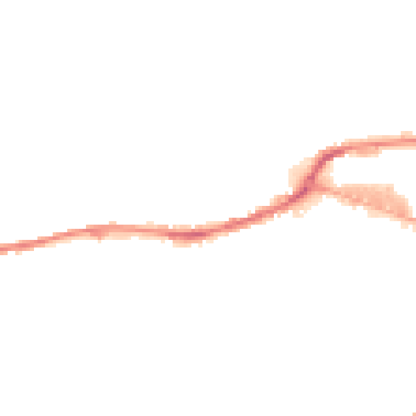 Night-time road noise heatmap for HD4 5AD