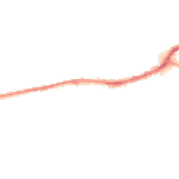 Night-time road noise heatmap for HD4 5AJ