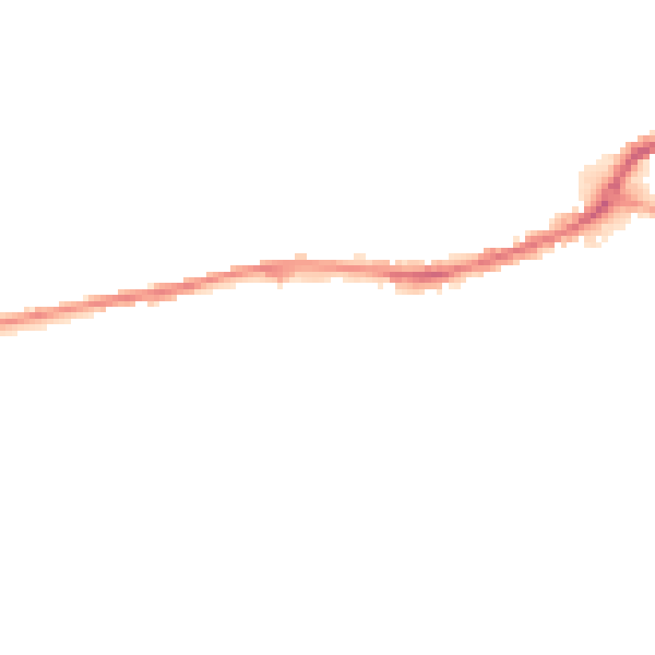 Night-time road noise heatmap for HD4 5AQ