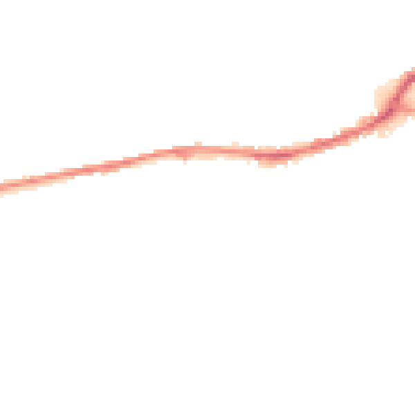 Night-time road noise heatmap for HD4 5AS