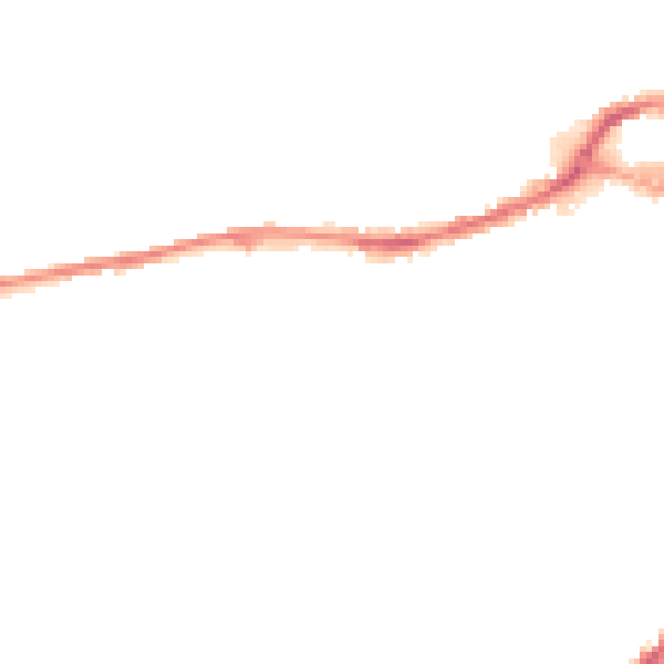 Night-time road noise heatmap for HD4 5AT
